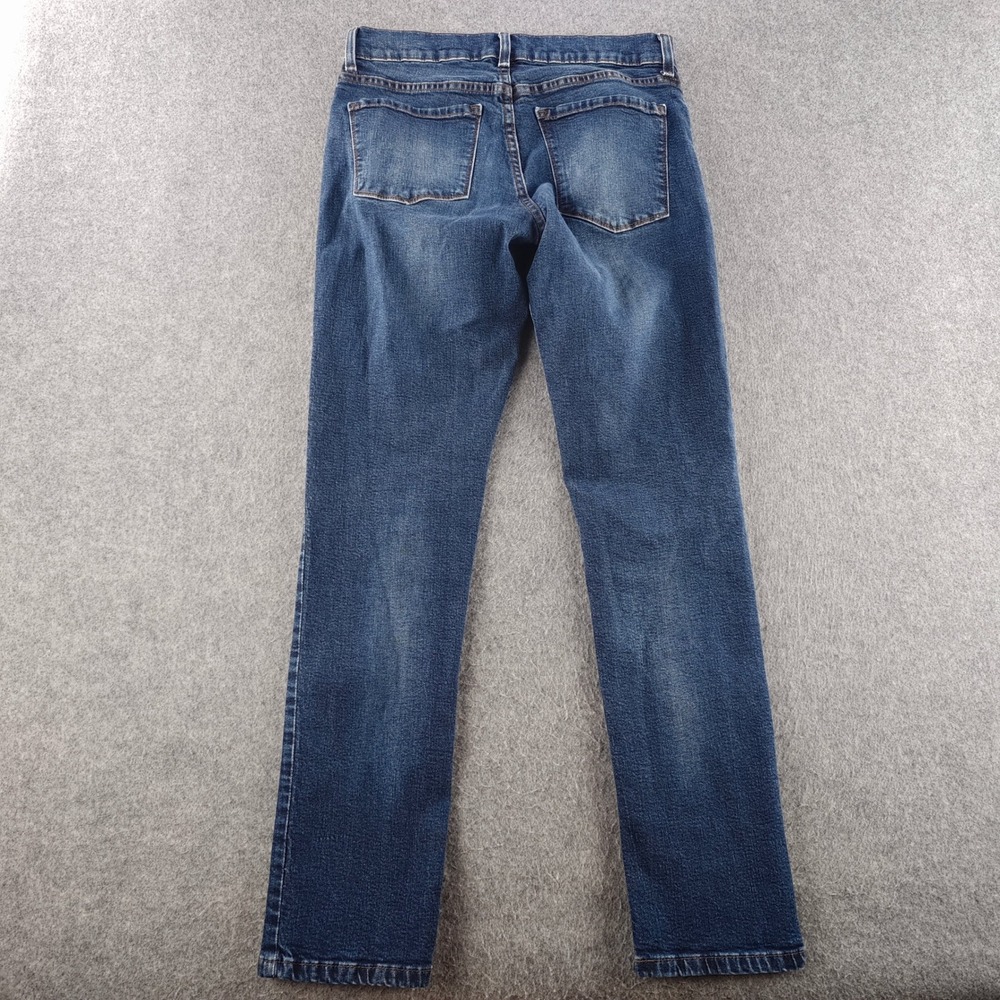 Mott & Bow Boyfriend Jeans Womens 27x30 Blue Denim Slim Straight Leg Pants - Picture 8 of 9